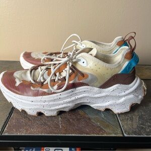 Sorel and Alfred Coffee Collab Checkered Sneakers